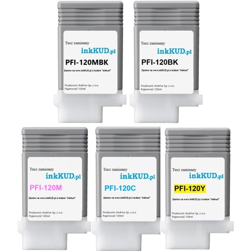 Komplet tuszy zamiennych CANON PFI-120